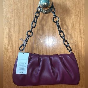 A New Day Target Purple/Burgundy Chain Shoulder Bag